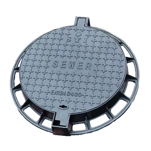 High Quality EN124 Ductile Iron Casting Manhole Sewer Cover OEM Service Manufactured in China Round Square Design