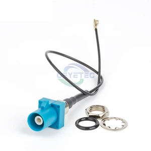 Bulkhead Fakra Z Code Connector to Ufl-1 Coaxial Cable