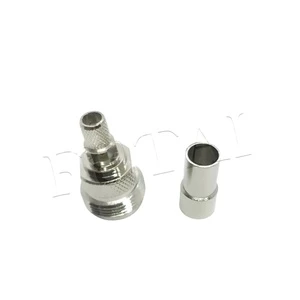 N Female Open Window RF Coaxial Connector for LMR240 Cable