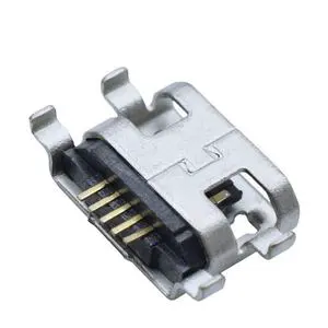 In STOCK JLC Mini Copper Micro USB Female 5P 1.5A 12V Recessed Connector Reel Packaging For Charge