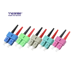 SC SX Connector Optical Fiber UPC Optic Fiber Cable Connector Fibre UPC SC APC Fiber Optic Connector