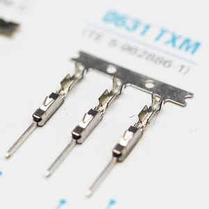 Customize 0.63mm Male Terminal Electrical terminals connector car electrical Automotive Wiring Harness Terminal Connector