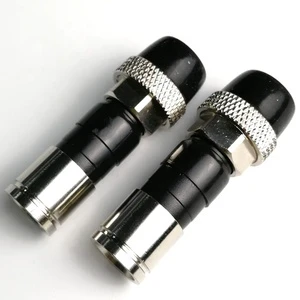 RG6 Brass Compression F Coaxial Cable Connector Copper Contacts Nickel Plated Male/Female RF Application T.J Brand ROHS