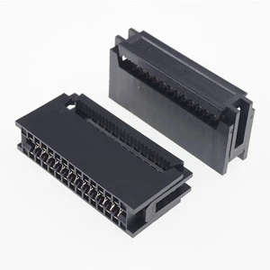 IDC Type Card Edge Slot 2.54 mm Pitch 26 Position Socket 1.27 mm Ribbon Cable Connector Board Gold finger Receptacle HIF5D
