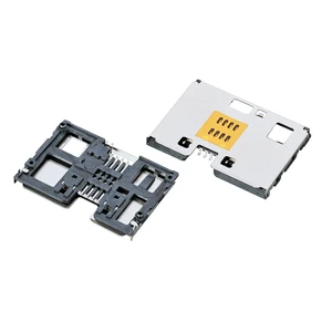 MUP SMT&DIP Type IC Smart Card Connector Plastic Card Reader Socket for Pos Pax S90 80 Usb Connector Telephone Machine