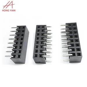 Customized Fast Delivery Factory Direct 2.54mm Female Header Edge Connector for Industrial PCB OEM