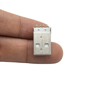 battery terminal 2.0 type a male connectors 180 degree right angle usb connector