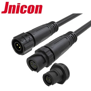 Bayonet Waterproof Electrical Circular Plug Socket M12 Series LED Light Strip Connector