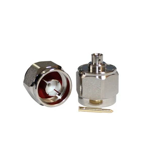 N Type Male Coaxial Connectors N-JB3 Straight MaleCopper Connector For RG402 Coaxial Cable
