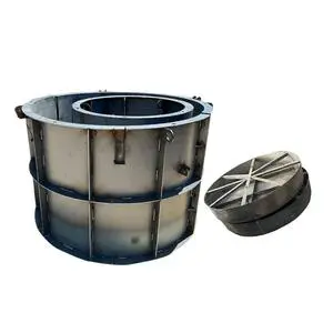 Durable High-Strength Steel Mould for Municipal Power and Sewage Systems Circular Manhole Production