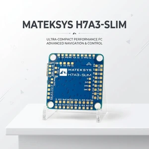 MATEKSYS H7A3-SLIM Flight Controller STM32H7A3 Dual BEC 128MB Blackbox CAN Bus AT7456E OSD for RC FPV Drone Airplane