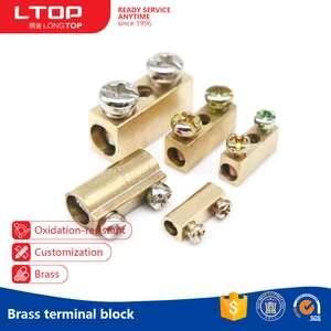 Automotive Brass Terminal Blocks Board with Assembled Brass Screw Terminals