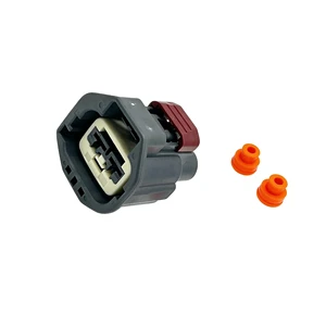For 7283-5596-10 2 Pin 6.3 MM Female IP67 Sealed Wire Harness Automotive Air Pump Wiring Connector