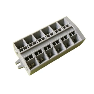 264 Series Equivalent Miniature Terminal Blocks Spring Connection PA66 Material 8kV Rated 24A Electrical Wire Connector