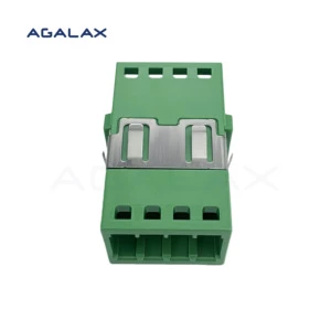 SC/APC Simplex 4-Port Sr-Sr Polyetherimide Green Network Optical Coupler Fiber Optic Adapter with Keystone and LC Couplers