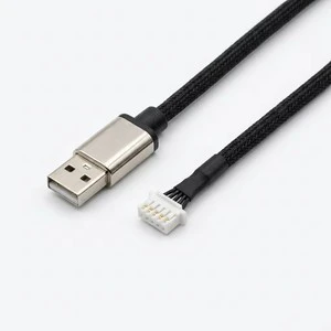 Custom OEM &ODM USB Male To JST PH20mm 5Pin Connector Cable SAN20 Circuit Board DIP CDIP Cable Assembly