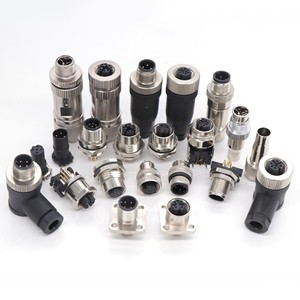M5 M8 M12 M16 7/8 PIN Connector Cable IP67 Waterproof 2 3 4 5 6 8 12 17 Pin Panel Mount Mold Wire Adapters Connector