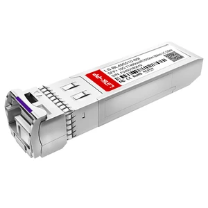SFP+ SFP 10G Module Fiber Optic Transceiver BiDi 80km Simplex LC SMF 1490nm-TX/1550nm-RX Industrial Grade For Data Center Switch