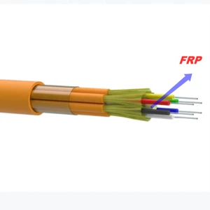 1.6mm-4.0mm Qfrp Central Strength Member Fiber Optic Cable Flat Frp