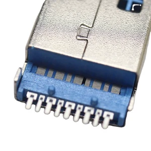 Free Samples SMD BF Af Socket A-Type Right Angle Solder Typer Edge Board Mount 1 SMT Dip USB 3.0 Connectors