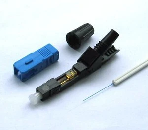 Telecommuniate Fast Installation Connecting SC/PC Optic Fiber Fast Connectors for FTTH Drop Cable