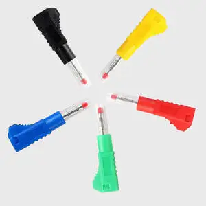 5 Colors 4Mm Banana Plug Connectors Socket Audio Banana Socket Jack Banana Plug Electrical Connectors Conector Banana