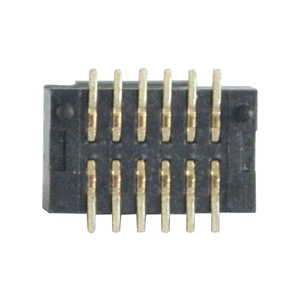 RealRun OEM 0.8mm Pitch 12 Pin SMT Dual Row Male BTB Connector with Gold Over Ni Contact Finish