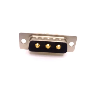 Male D-Sub 3W3 High Current Connectors Dsub for Wire Soldering