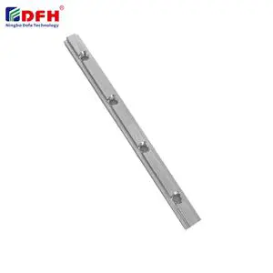 Factory Steel 4040 Aluminum Bar Inside Linear Bar Connector Tee Slot T Nut M8 With Screws