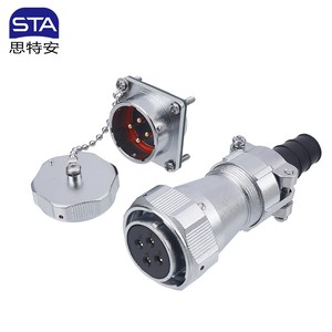 SK28 WY28 Industrial Waterproof IP67 Aviation Plug Male Female Socket Electrical TE+Z Connector 2 3 4 7 8 9 16 17 20 26 35 Pin
