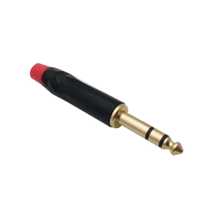 Gold Plated 6.35mm Stereo Jack Audio Video Connector Soldering 5.5mm Cable Product Category Connectors