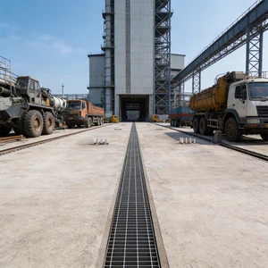 High Strength Carbon Steel Grating Manhole Cover Heavy Duty Load Bearing Corrosion Resistant Galvanized for Roadway