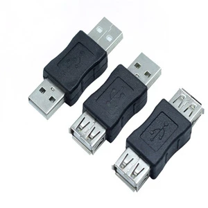 USB 2.0 Type a Male Female Connector Adapter for Laptop & Mobile Phone-Aluminum Alloy Data Transfer Extension