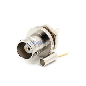 BNC S8 (sn6) Connectors With Cable Connectors BNC 75 Hdtv / Straight Jack Edge Card