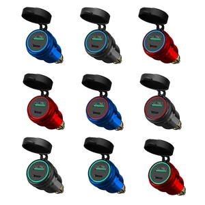 ELEWIND QC 3.0 +PD USB-C TYPE-C motorbike USB connector adapter with light
