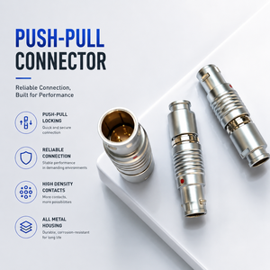 UHUB 0B Series Metal Connector Circular Multi Pin Plug For Professional Audio Mixer Video Recording Equipment Set