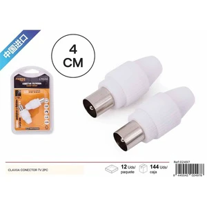 Coaxial connector 2 pcs (male-female) - Electronics and connectors