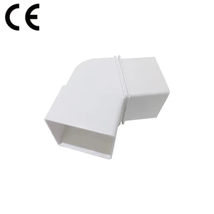 SAM-UK PVC Rain Gutter Skew Tee Fitting 75mm Pipe Joint Bowl Villa Ghana Water Drainage Connector Coupling Adapter Y009