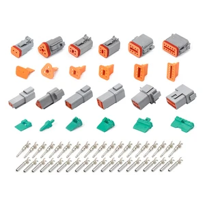 Jiefond DT Series Automotive Waterproof Connectors Male DT04-2P/3P/4P/6P/8P/12P Female DT06-2S/3S/4S/6S/8SA/12SA