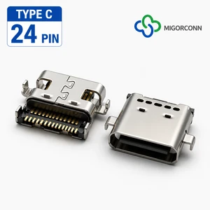 Usb c Connector USB 3.1 C-type Connector Female Type c 24pin Vertical Patch High Speed Type-c Usb Connector