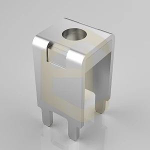 0.8mm Thickness Pcb Welding Terminal Factory 8x8x15.2 Pcb Mount Screw Connector Terminal 4p M4 Tapping Stretch For Pcb