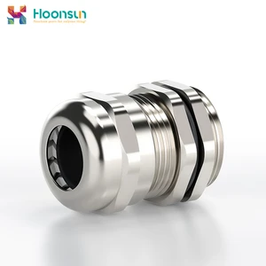 HOONSUN IP68 Brass Nickel-Plated Multiple Hole Insert Cable Gland Waterproof Split PG Thread M12X1.5-M63X1.5 Premium Quality CE