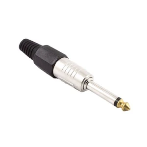 Hot Sale 6.35mm Mono Stereo Male Jack TRS Plug Audio Connector for Amplifier Microphone