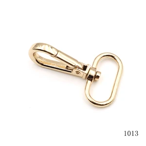 Bag Hardware Accessories Gold Snap Hooks 26mm Swivel Hook Metal Snap Clasp for Bag Lanyard Accessories