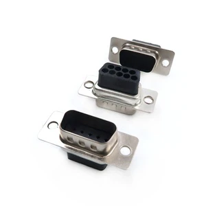9 Pin D-SUB VGA Connector High Current Combo Female and Male D-Sub Mixed Contact Connectors