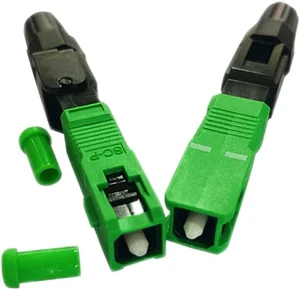 Factory SC APC Fiber Optic Connector Parts SC Connector for Making Optical Patch Cord