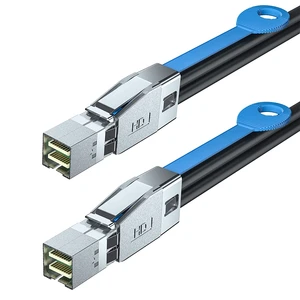 External Mini SAS HD SFF-8644 to Mini SAS SFF-8644 HD Cable for Hard Disk Server, SAN, Raid Card