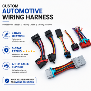 Wholesale Custom Professional High Density Automotive Wiring Harness Cable Assembly For Vehicle Electrical System Upgrade