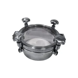 SS Manhole Cover Stainless Steel 304/316 Tank Manway Lid for Industrial Chemical Food Processing Applications