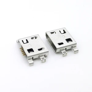 USB-M-PS00 USB B Type Female Connector Right Angle Mid-mount PCB SMT Type